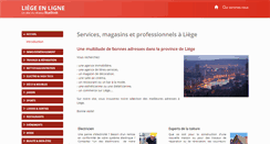 Desktop Screenshot of liege-en-ligne.be