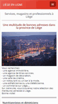 Mobile Screenshot of liege-en-ligne.be